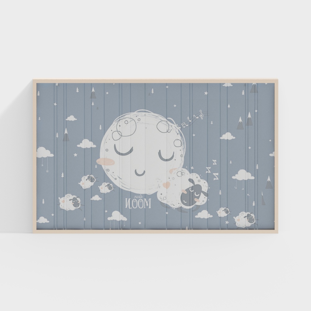 Modern soft bag background wall