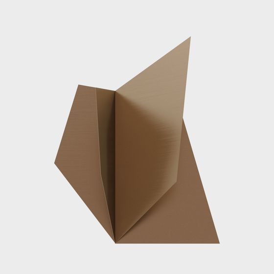 Origami Cat 3D Model - Low Poly Design