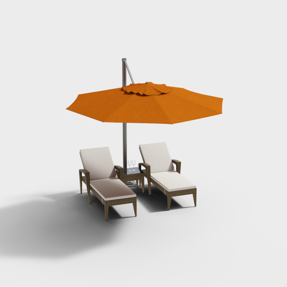 Combinaison moderne de tables et chaises d'extérieur