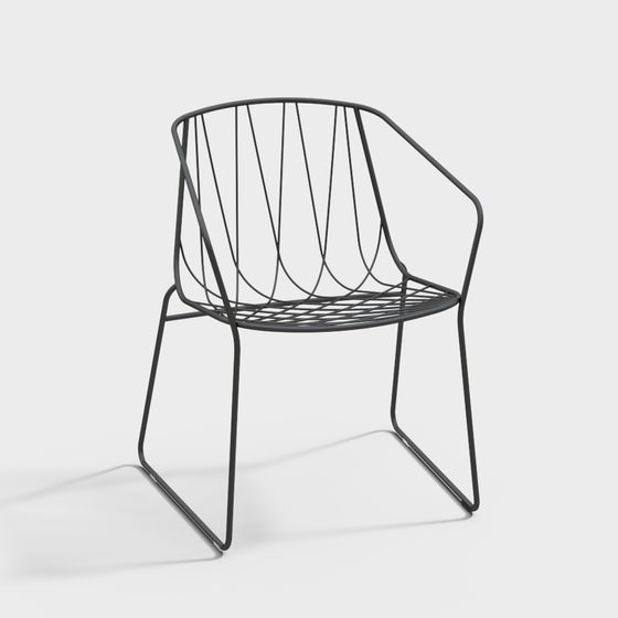 Urban Wire Chair 3D model