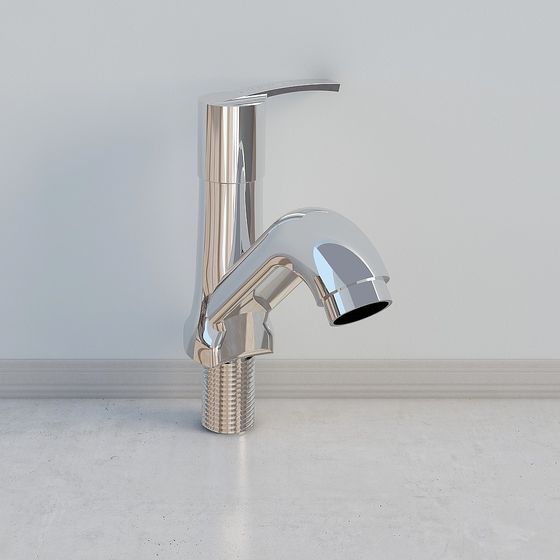 Contemporary Faucet 3D model for Modern Spaces