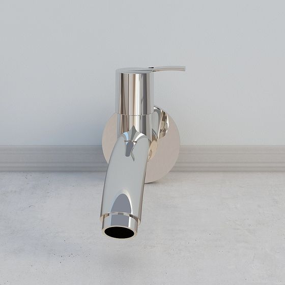 Modern Minimalist Faucet 3D model