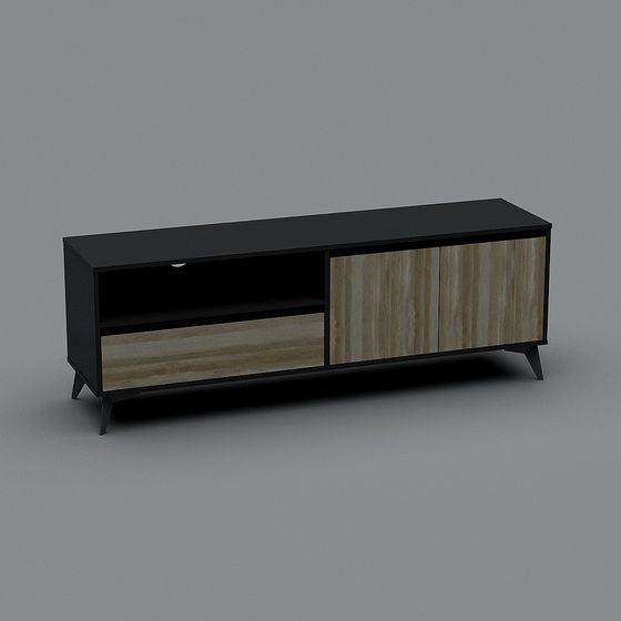 Modern Minimalist TV Cabinet 3D model