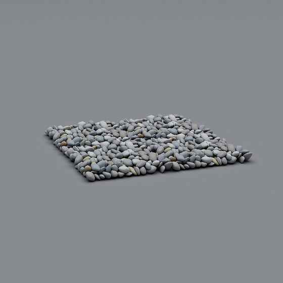 Nature's Whisper 3D model: Pebble Beach Scene