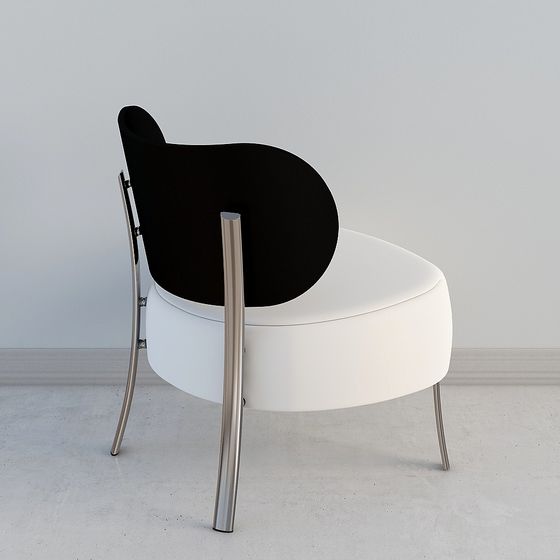 Streamlined Lounge Chair 3D model