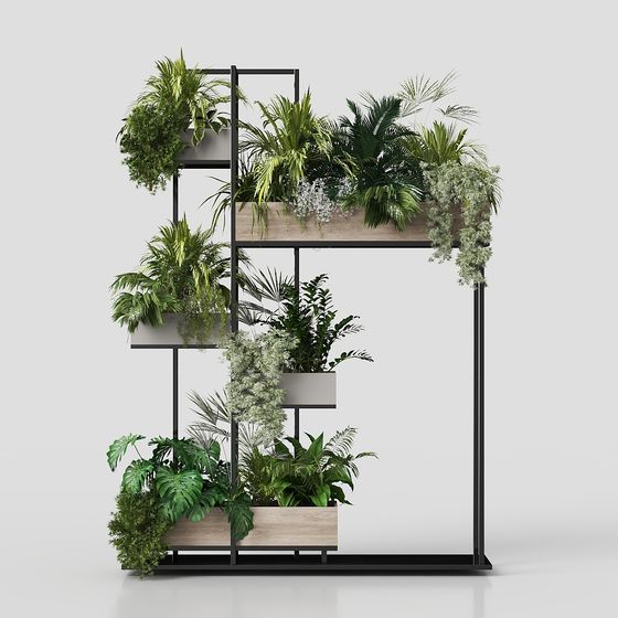 Vertical Garden Rack 3D model