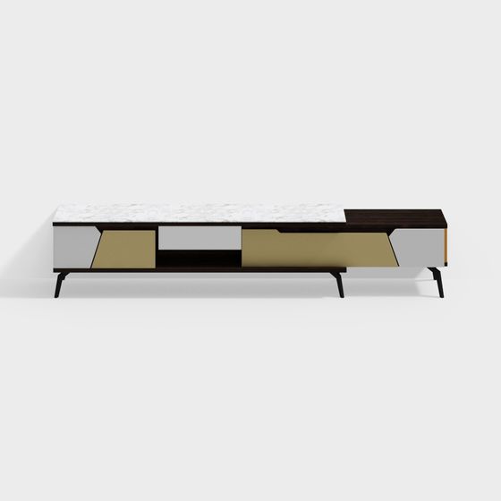 Urban Living Room TV Cabinet 3D model
