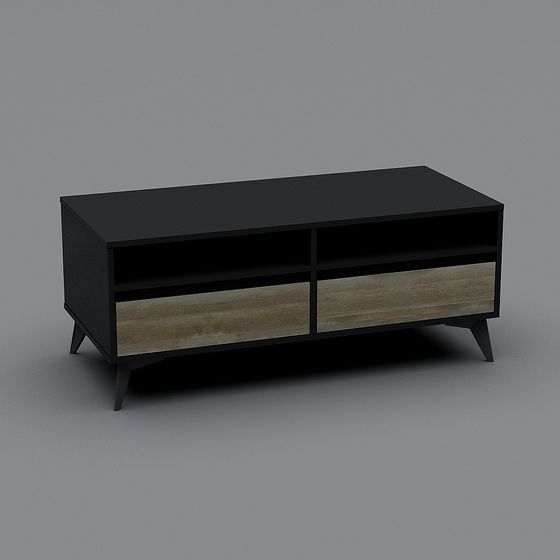 Modern Minimalist TV Cabinet 3D model
