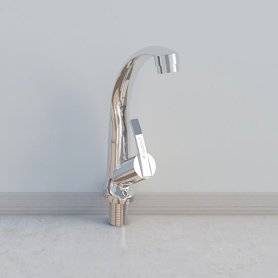 Stylish Faucet 3D model for Modern Interiors