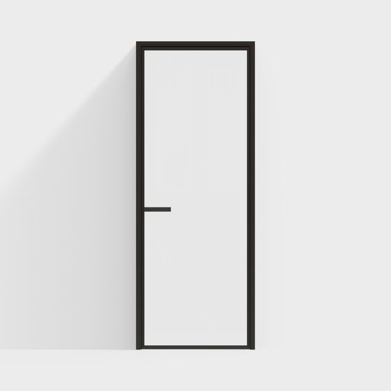 Stylish Glass Door 3D model