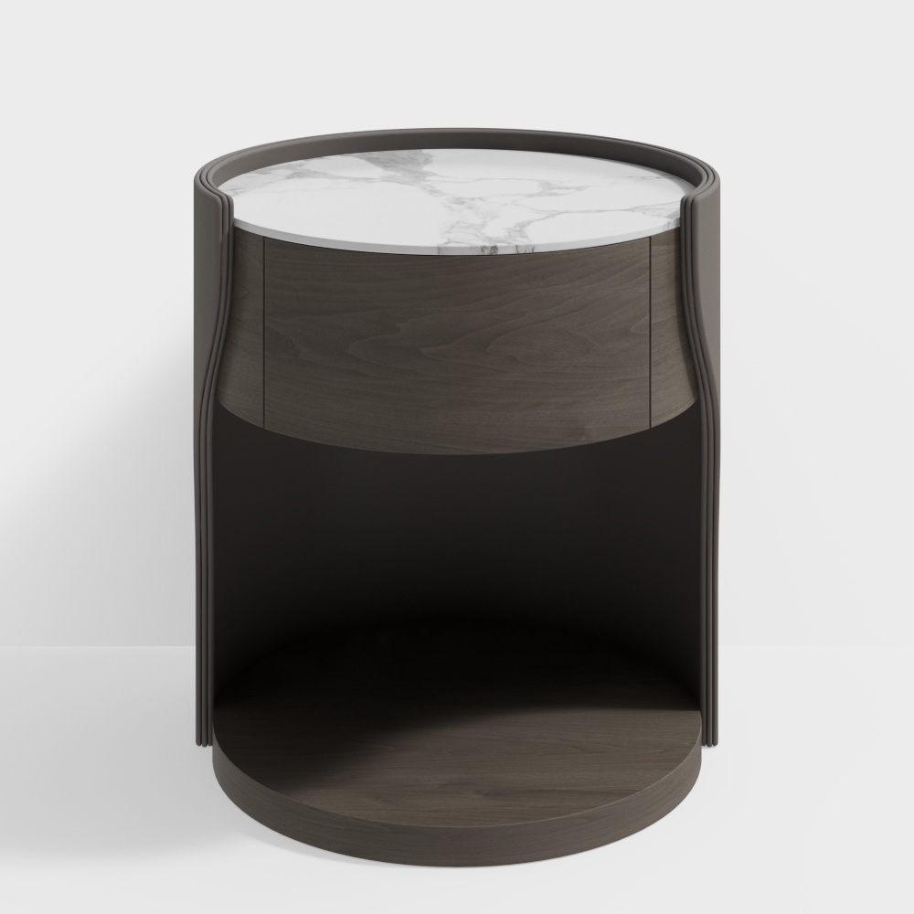 Famous International - Light Luxury - Bedside Table