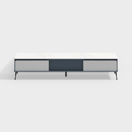 Modern Minimalist TV Cabinet 3D model