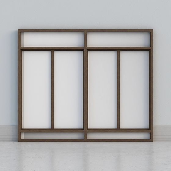 Stylish Simple Window Frame 3D model for Modern Designs