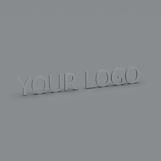 Minimalist 3D Model YOUR LOGO
