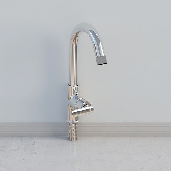 Sleek Modern Faucet 3D model