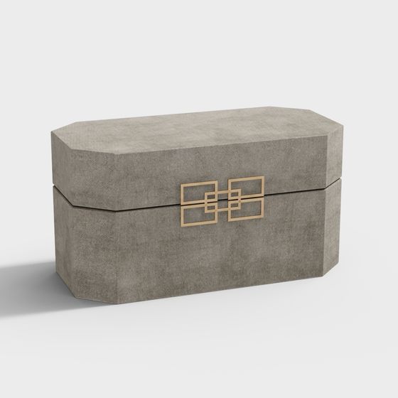 Elegant Storage Box 3D model for Modern Design
