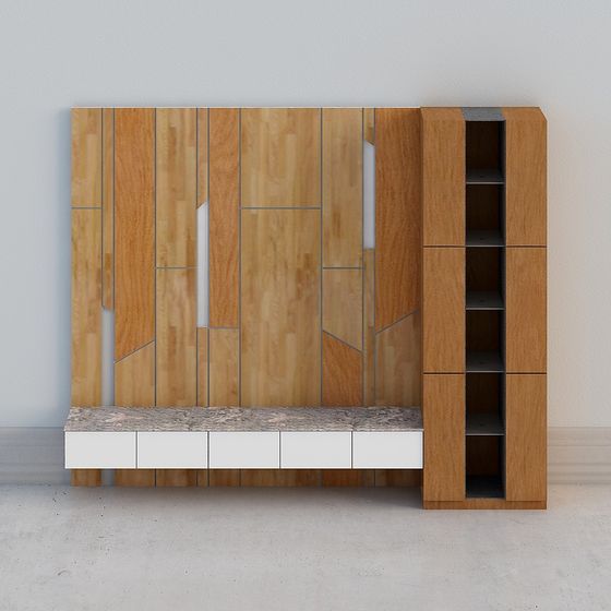 Urban Window Cabinet 3D model