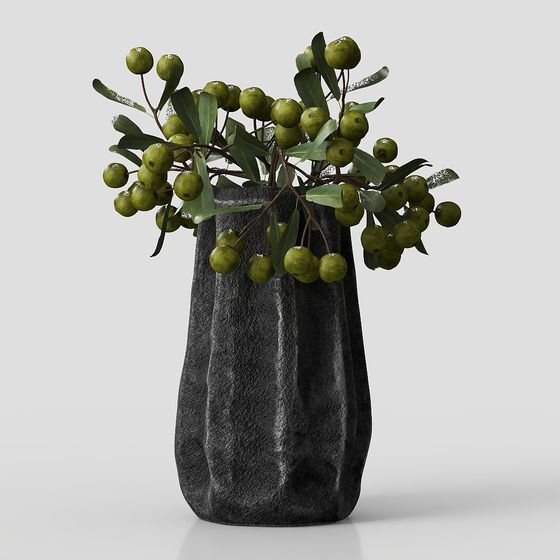 Natural Rhythm Vase 3D model for Creative Projects