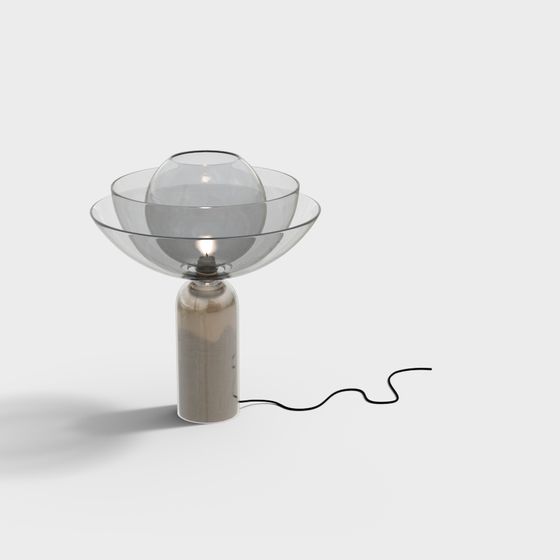 Unique Modern Table Lamp 3D model