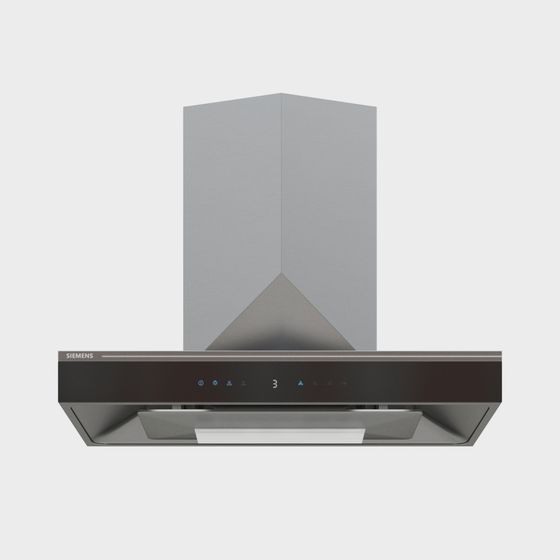Siemens Extractor Hood 3D model for Modern Kitchens