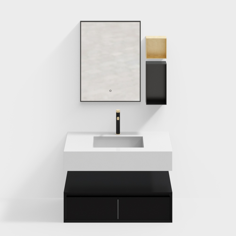 Rendering Personalizzato 7.14 di Mobile da Bagno CV-6162