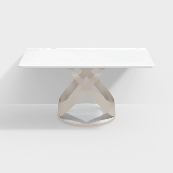 Minimalist Dining Table 3D model