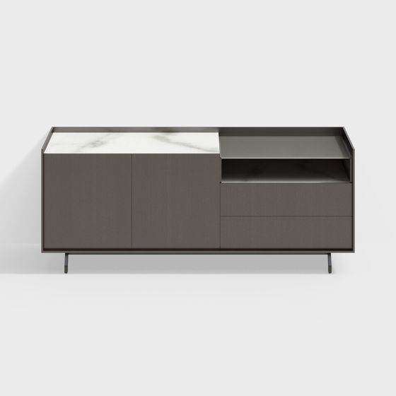 Urban Living Room TV Cabinet 3D model