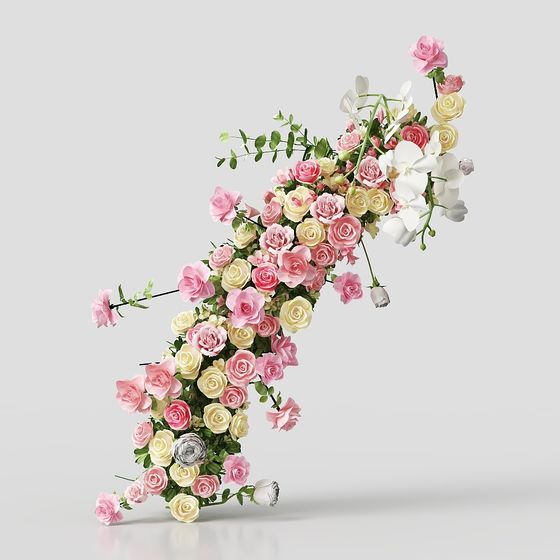 Floral Symphony 3D model