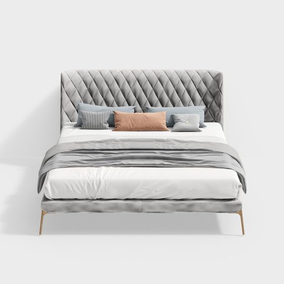 Urban Elegance 3D model Bed