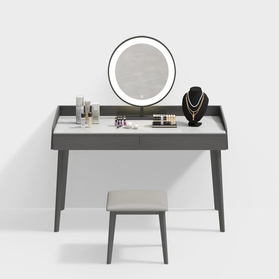 Modern Minimalist Dressing Table 3D model