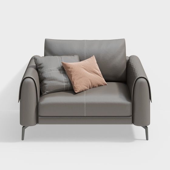 Modern Minimalist Sofa 3D model