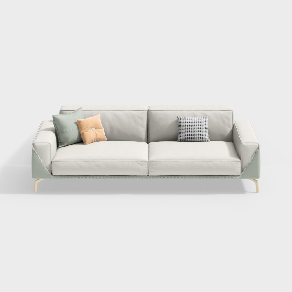 Pinnacle - Minimalist - Three-seater sofa - DS44P