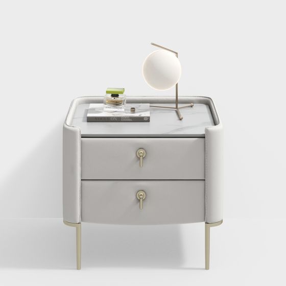 ピナクル - シンプルラグジュアリー - ベッドサイドテーブル - CTG31S