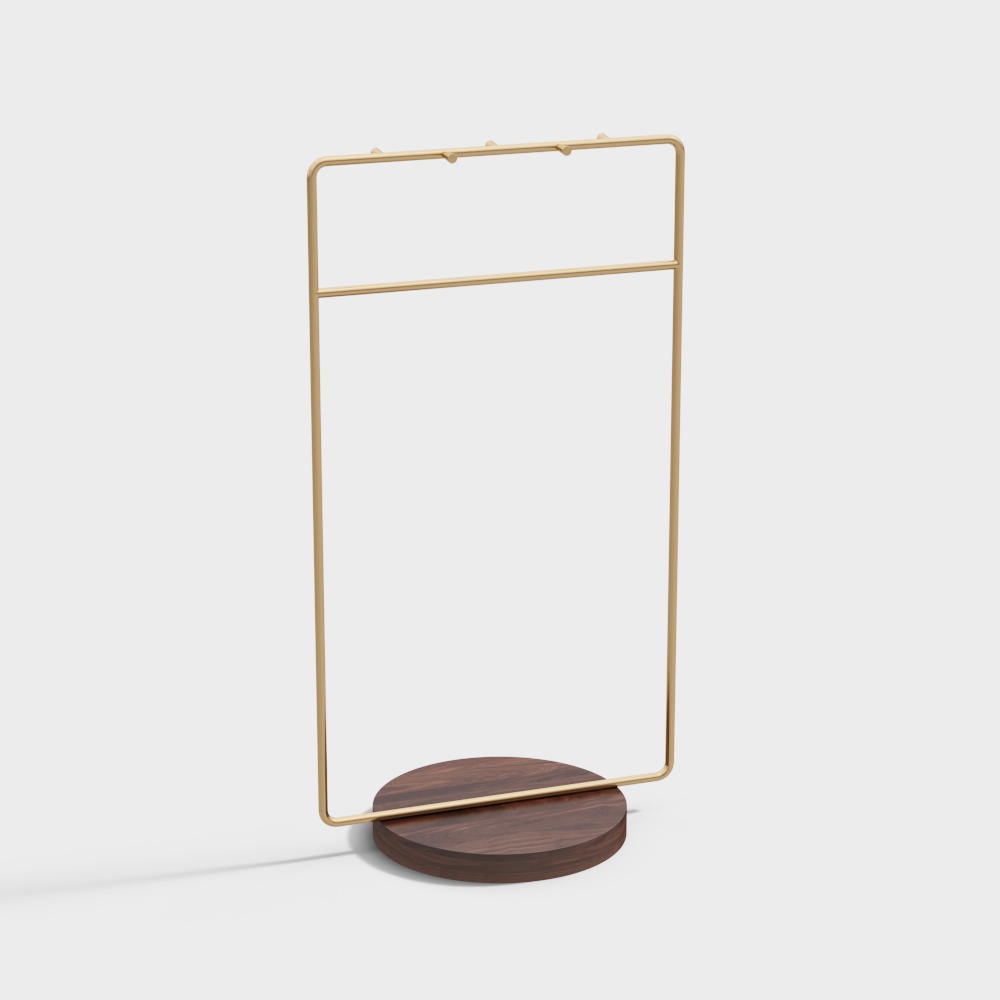 Modern Minimalist Coat Hanger 3D model
