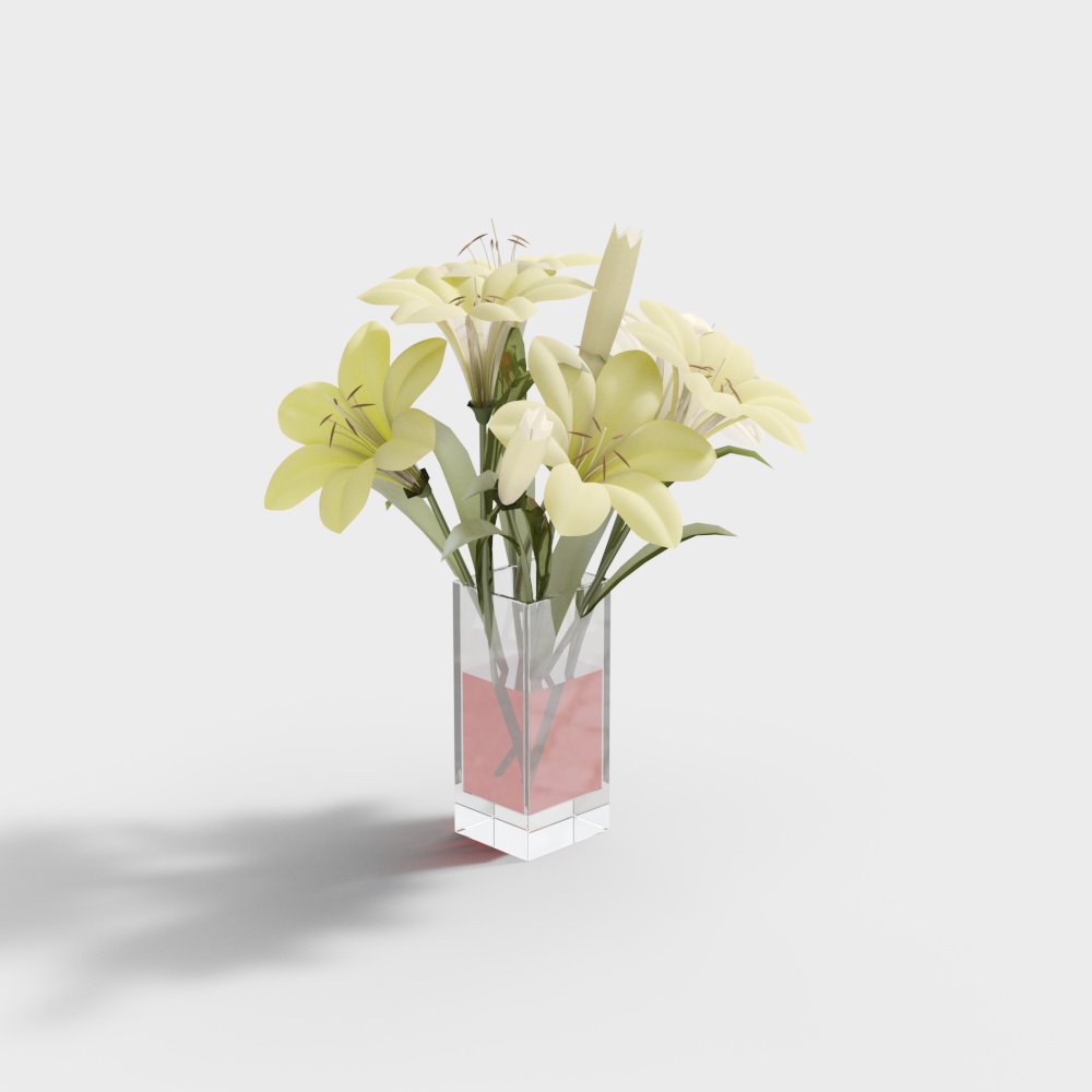 Lily Garden 3D model