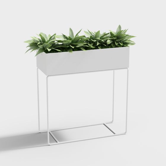 Urban Plant Rack 3D model for Modern Interiors