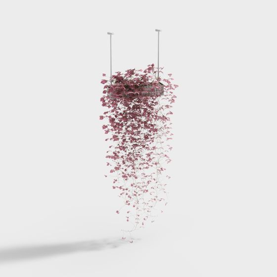 Hanging Flower Basket 3D model