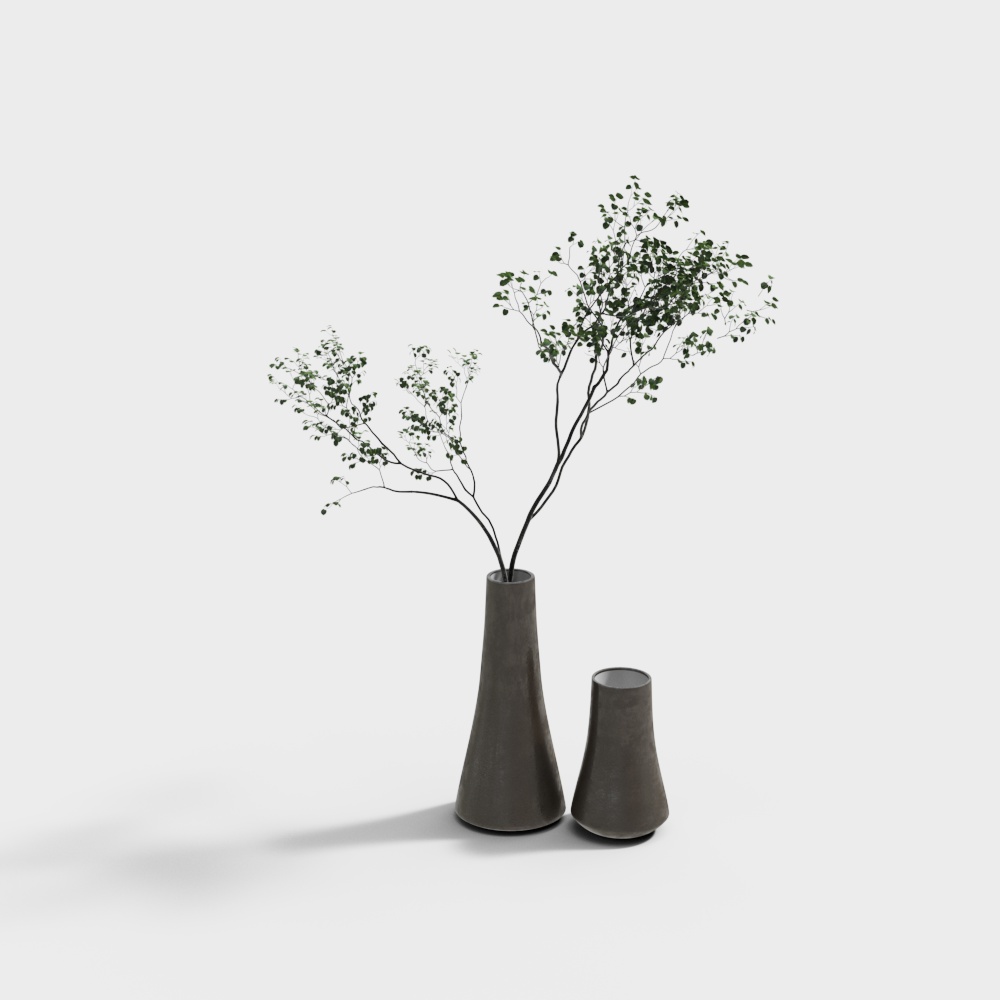 Urban Greenery 3D Model – Low Poly Indoor Plant