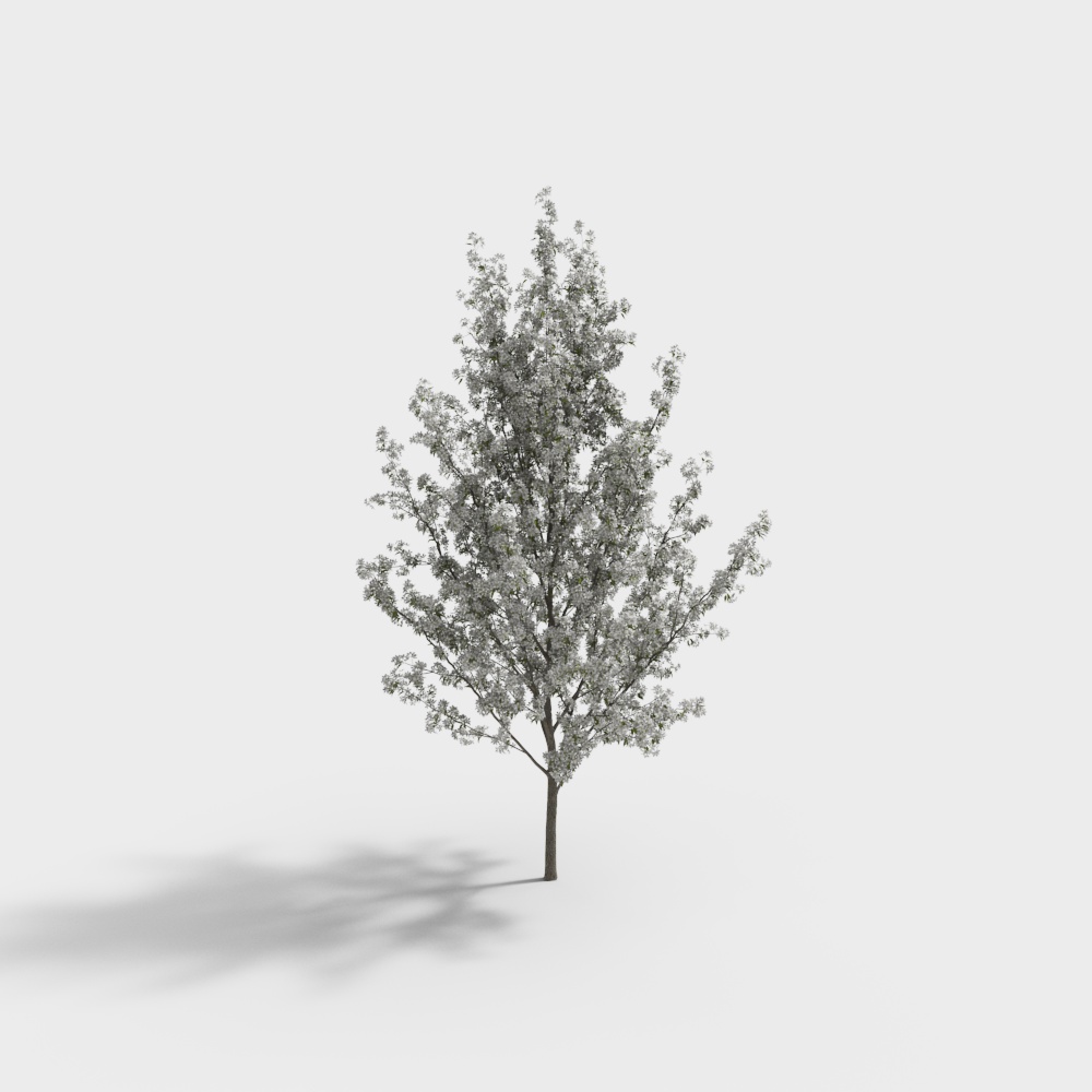 Modern White Flower Tree Landscape Tree-5