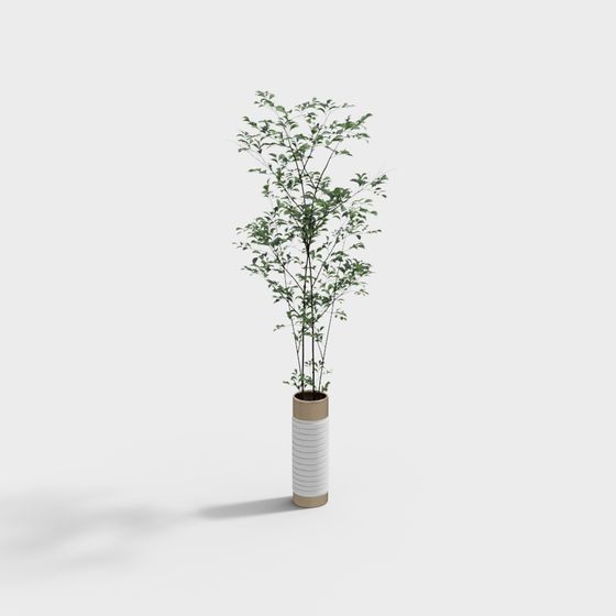 Lively Urban Greenery 3D Model