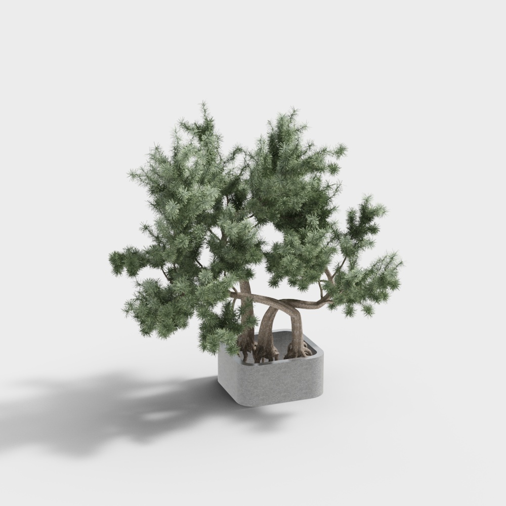 Nouveau croquis de paysage de cour de style chinois 7 - plantes vertes