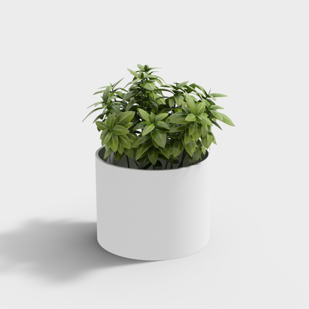 現代金屬花架綠植盆栽-4