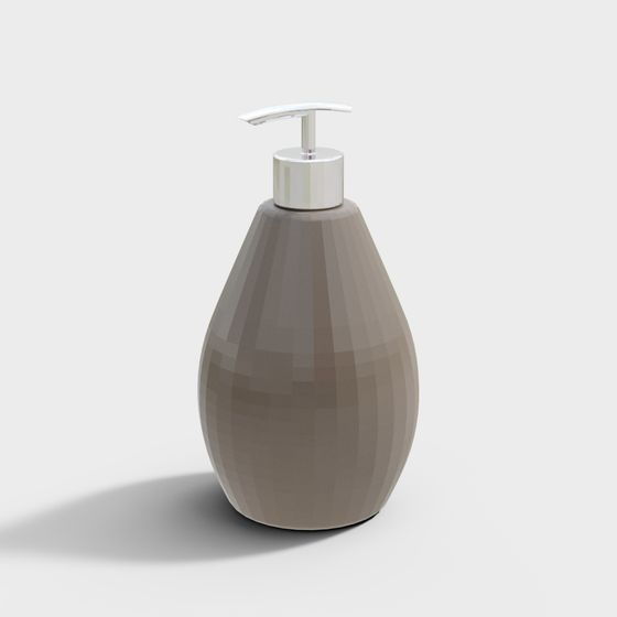 Elegant Low-Polygon Soap Dispenser 3D model