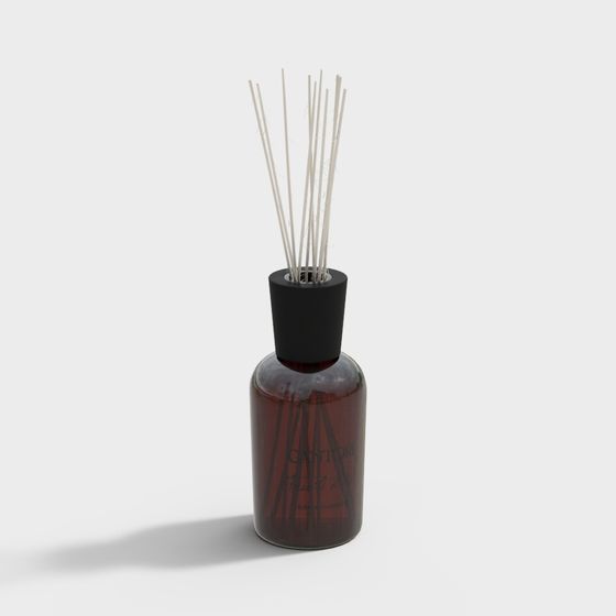Elegant Reed Diffuser Bottle 3D model for Modern Spaces