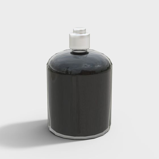 Urban Skyline Bottle 3D model