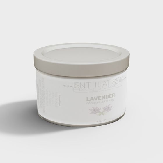 Lavender Aroma Spray Can 3D Model
