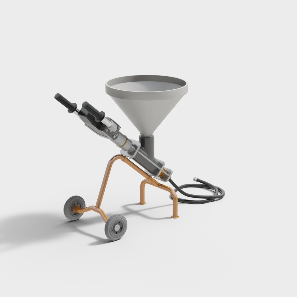 Industrial Spray Gun 3D model for Creative Projects