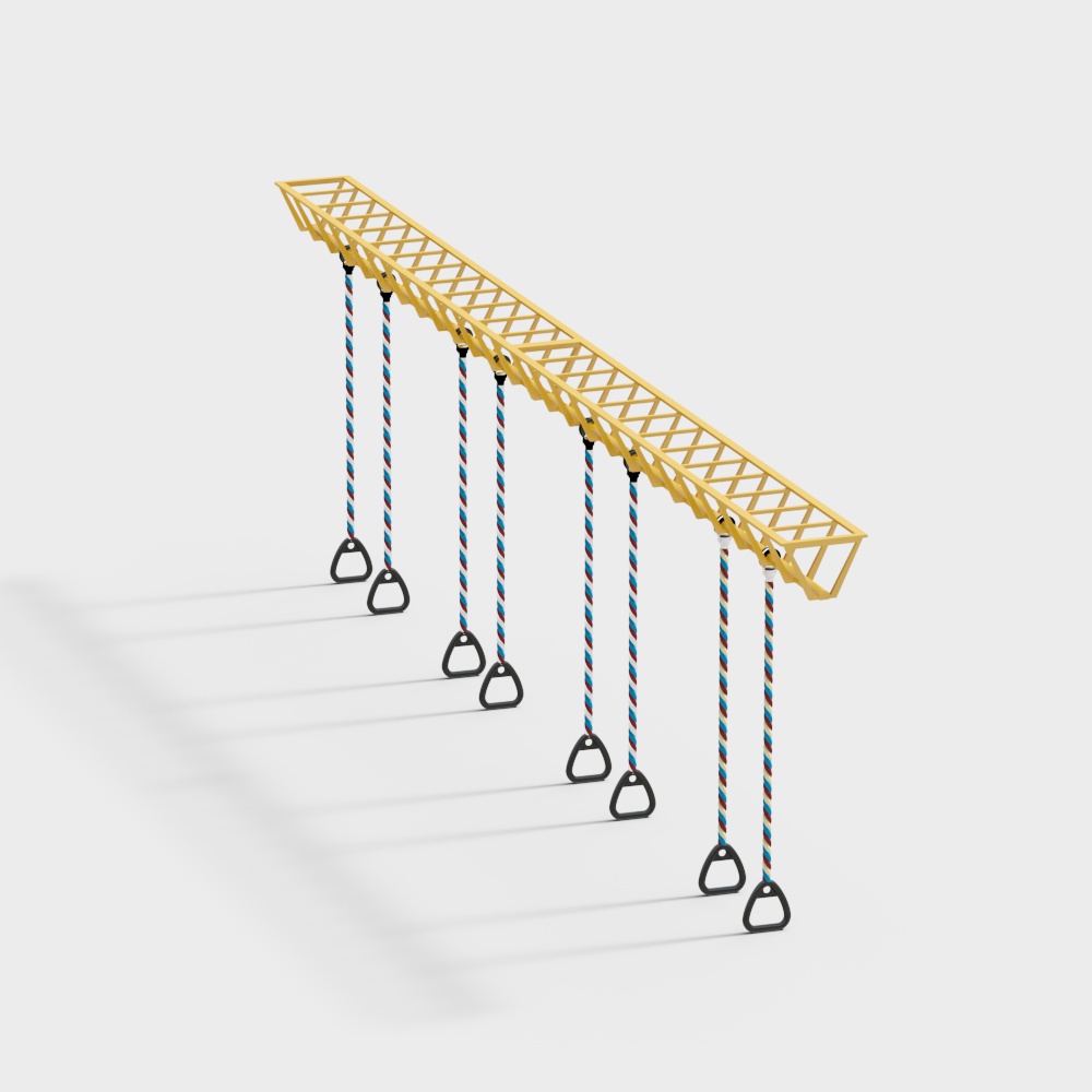 Vibrant Climbing Frame 3D model