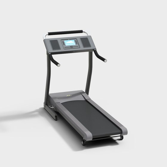 High-Detail Low-Poly Treadmill 3D model