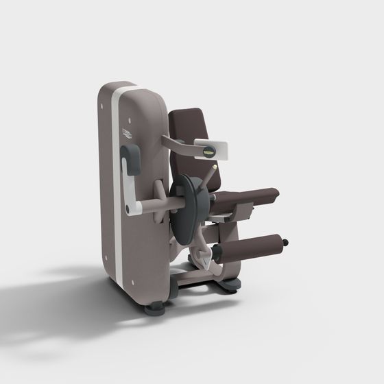 Modern Low-Poly Fitness Equipment 3D Model